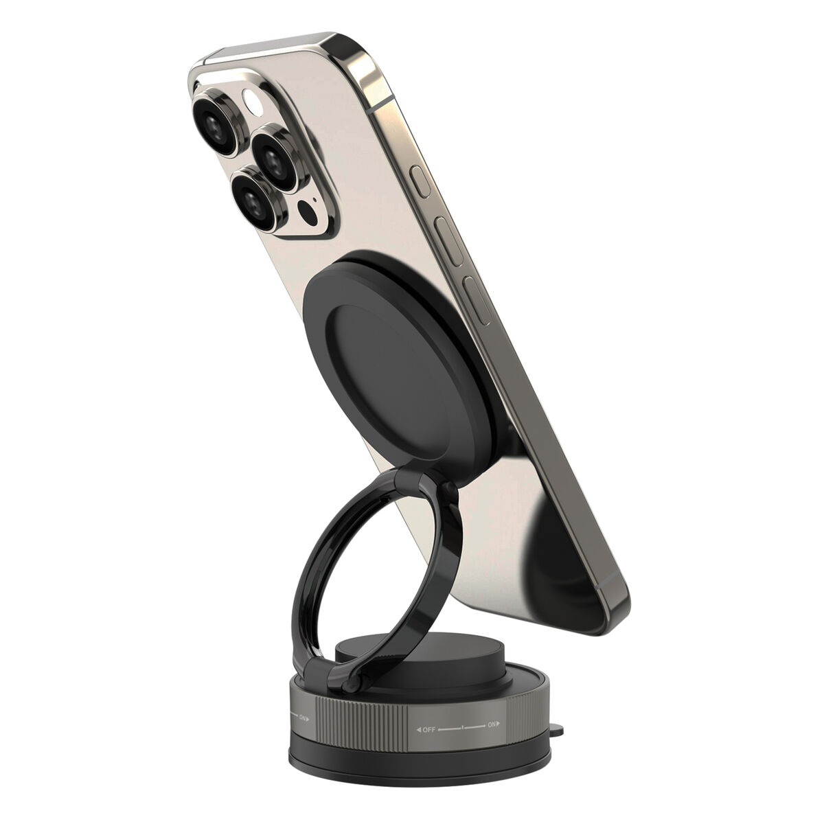 Suport de Telefoane Mobile pentru Mașină Muvit MCCHL0035 Negru