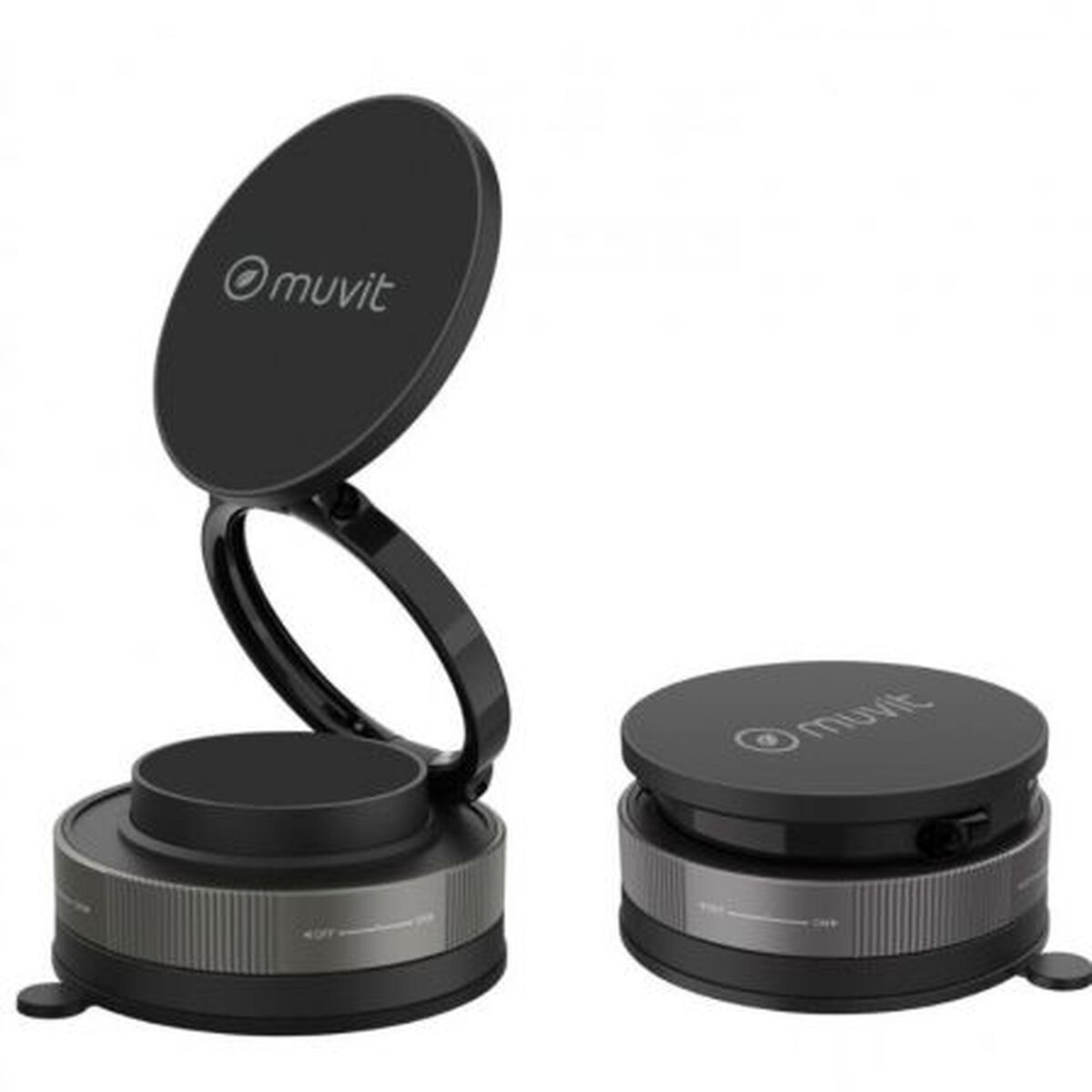 Suport de Telefoane Mobile pentru Mașină Muvit MCCHL0035 Negru