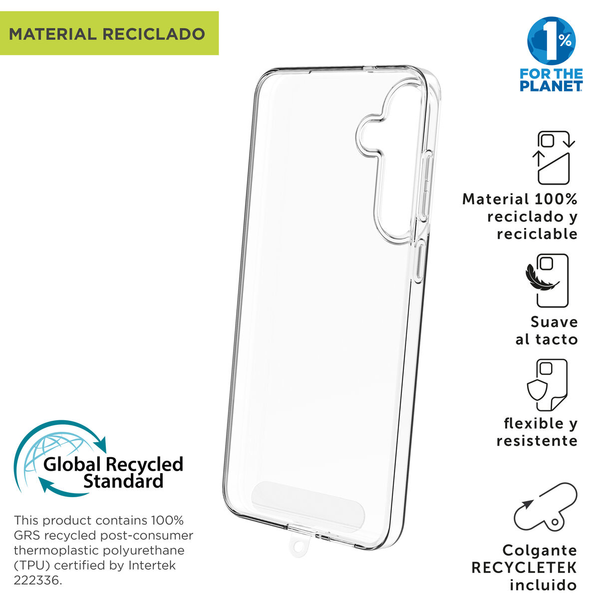 Husă pentru Mobil Muvit for Change Galaxy S25 FE Transparent