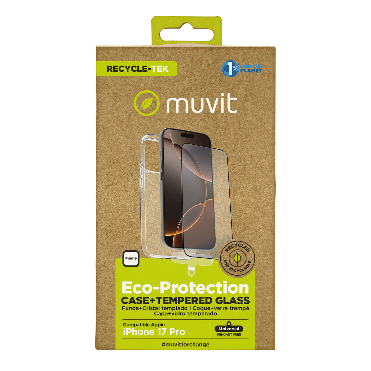 Husă și Protector pentru Mobil Muvit for Change iPhone 17 Pro