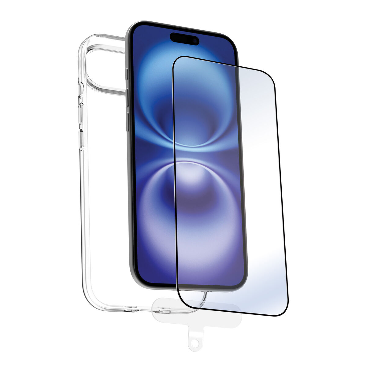 Husă și Protector pentru Mobil Muvit for Change iPhone Air Negru