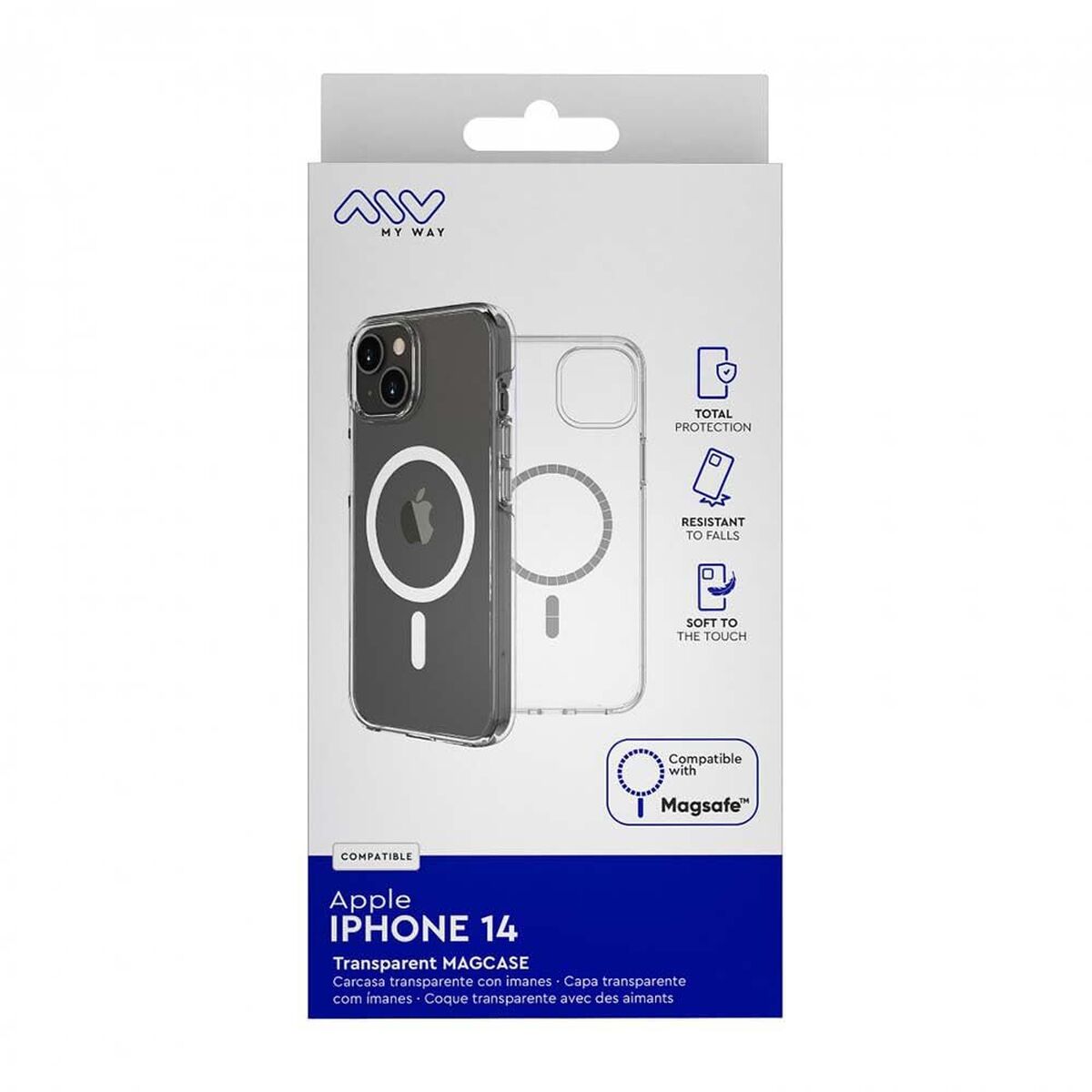 Husă pentru Mobil Myway iPhone 14 Magsafe Transparent
