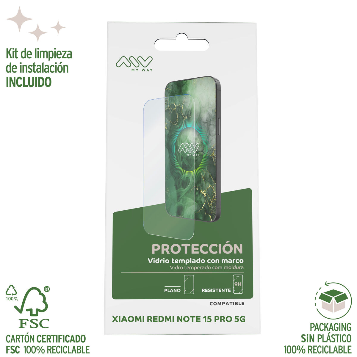 Protector de Ecran pentru Mobil Myway Xiaomi Redmi Note 15 Pro 5G