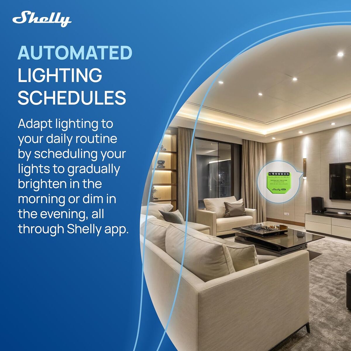 Modul comutator Wi-Fi Shelly Gen 3 220-240 V