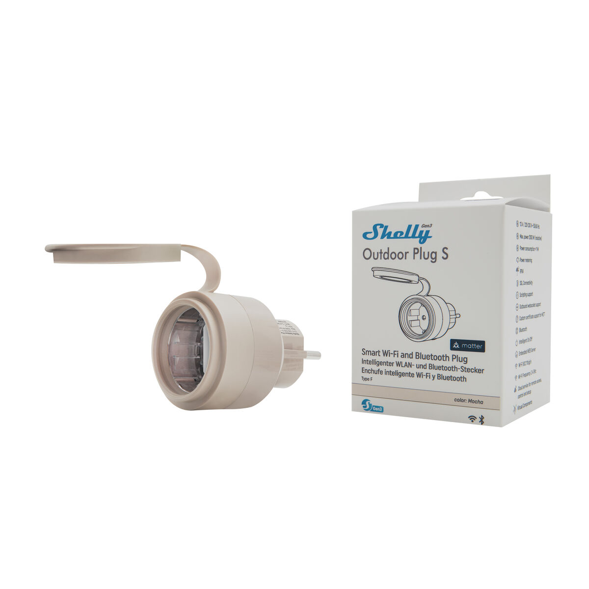 Priză Inteligentă Shelly S3PL-20112EU Wi-Fi