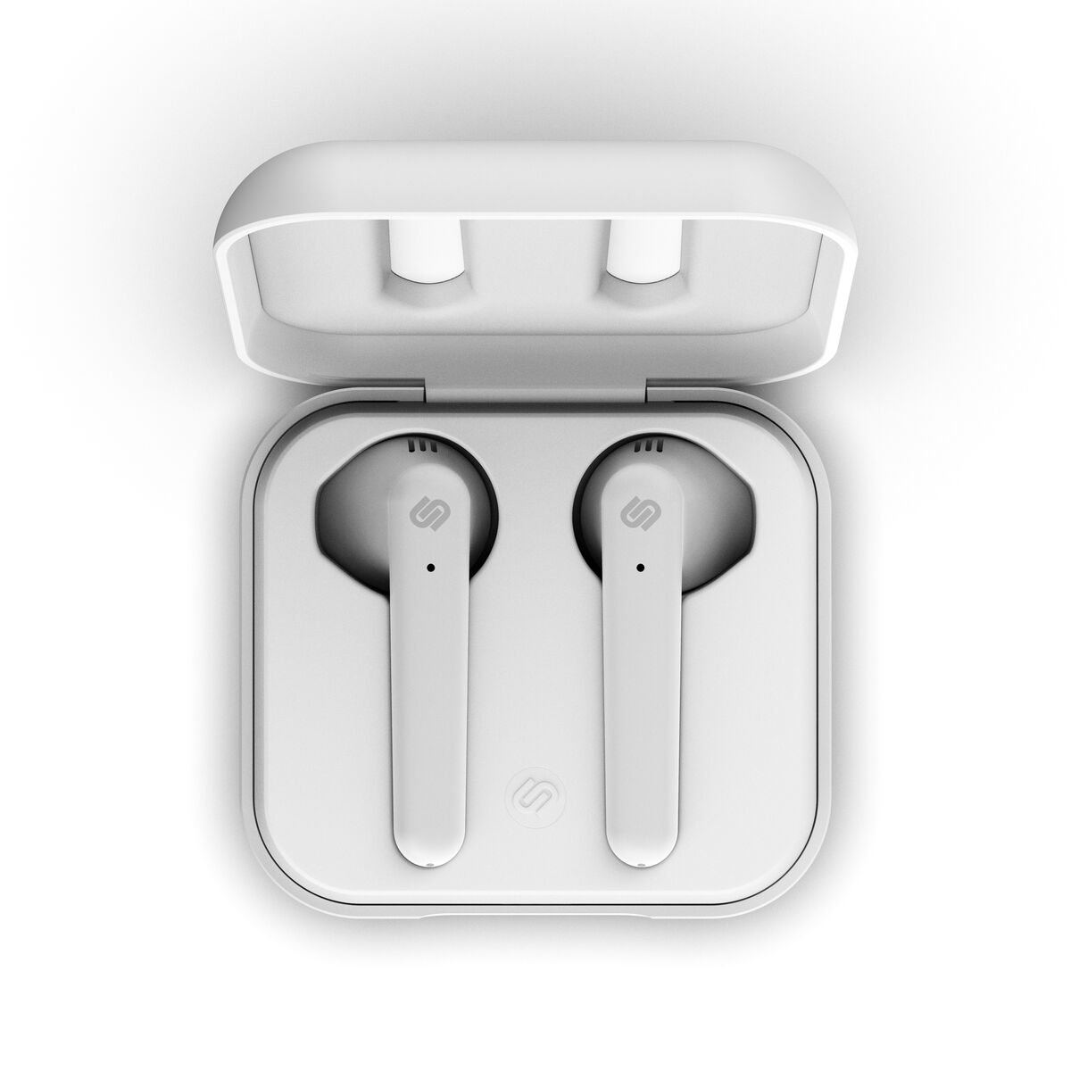 Căști fără fir cu carcasă de încărcare Urbanista Stockholm Plus Alb