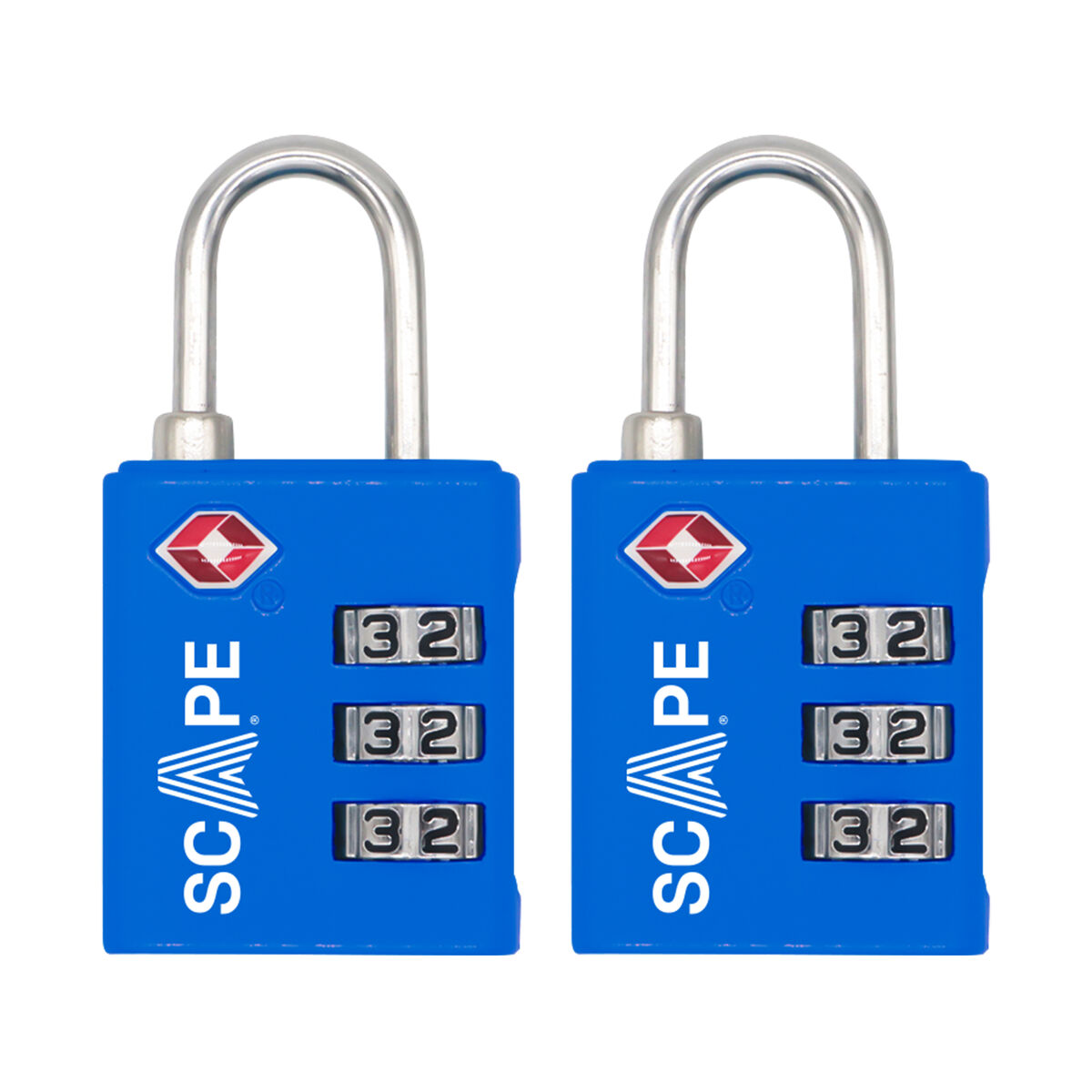 Lacăt cu cifru Scape Travel TSA-001 2 Piese