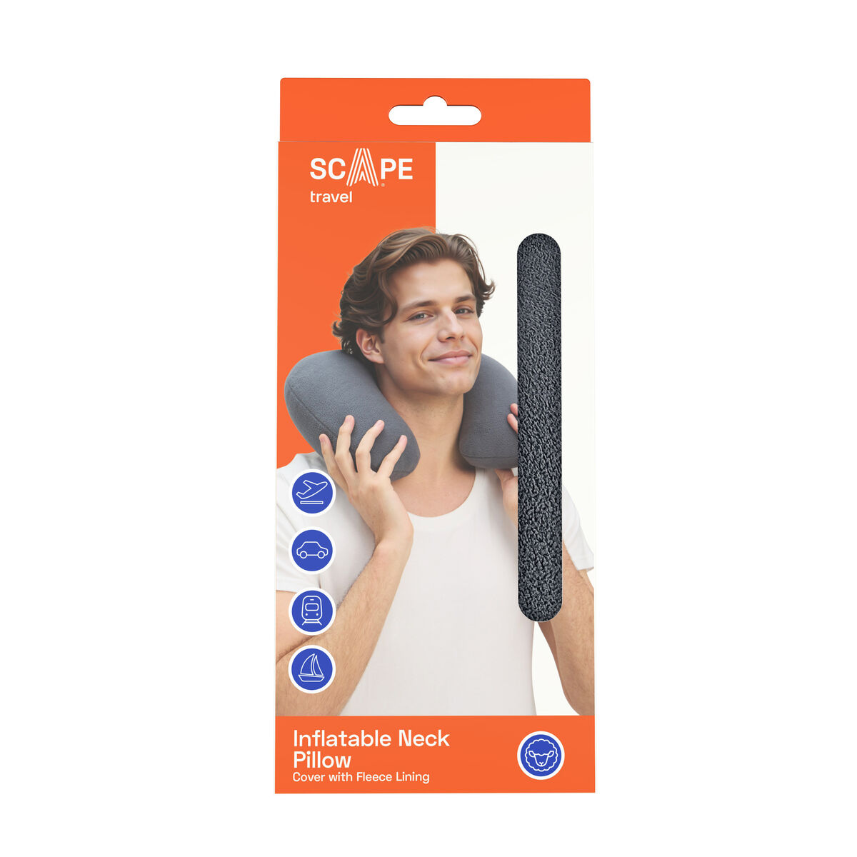 Perna Cervicală Scape Travel Gri