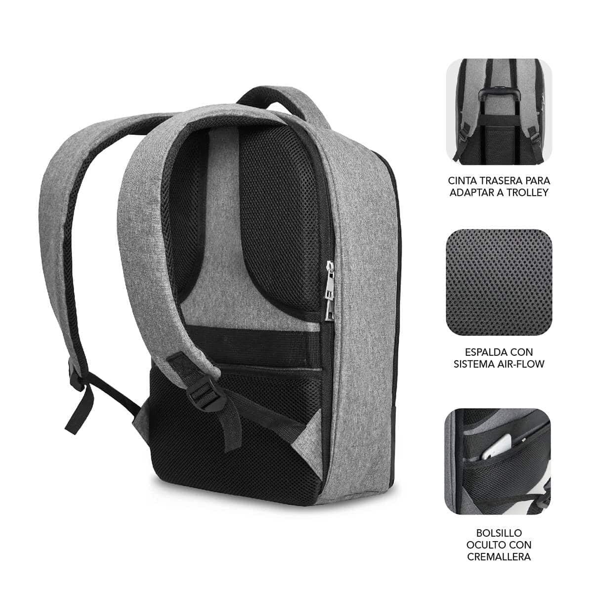 Rucsac pentru Laptop Subblim SUBBP3SA1100 Negru