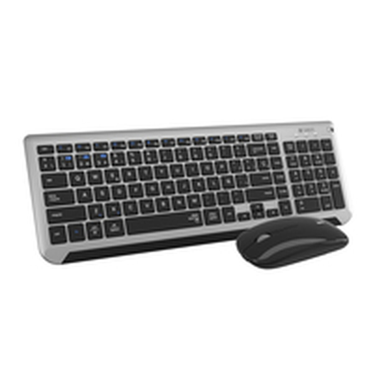 Tastatură și Mouse Fără Fir Subblim SUBKBC-DCEP20 Gri Qwerty Spaniolă