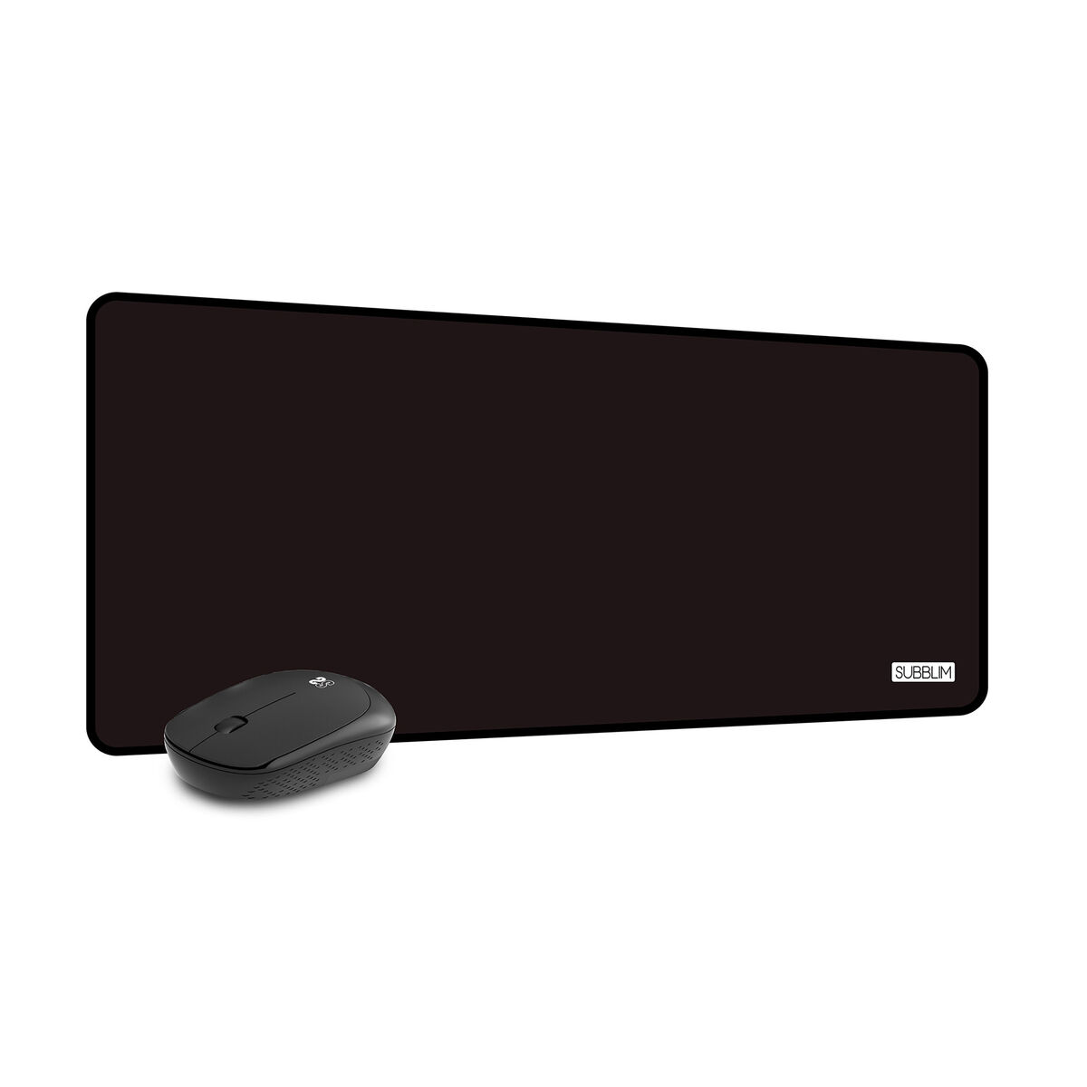 Mouse și mouse pad pentru jocuri Subblim Harm XL Negru