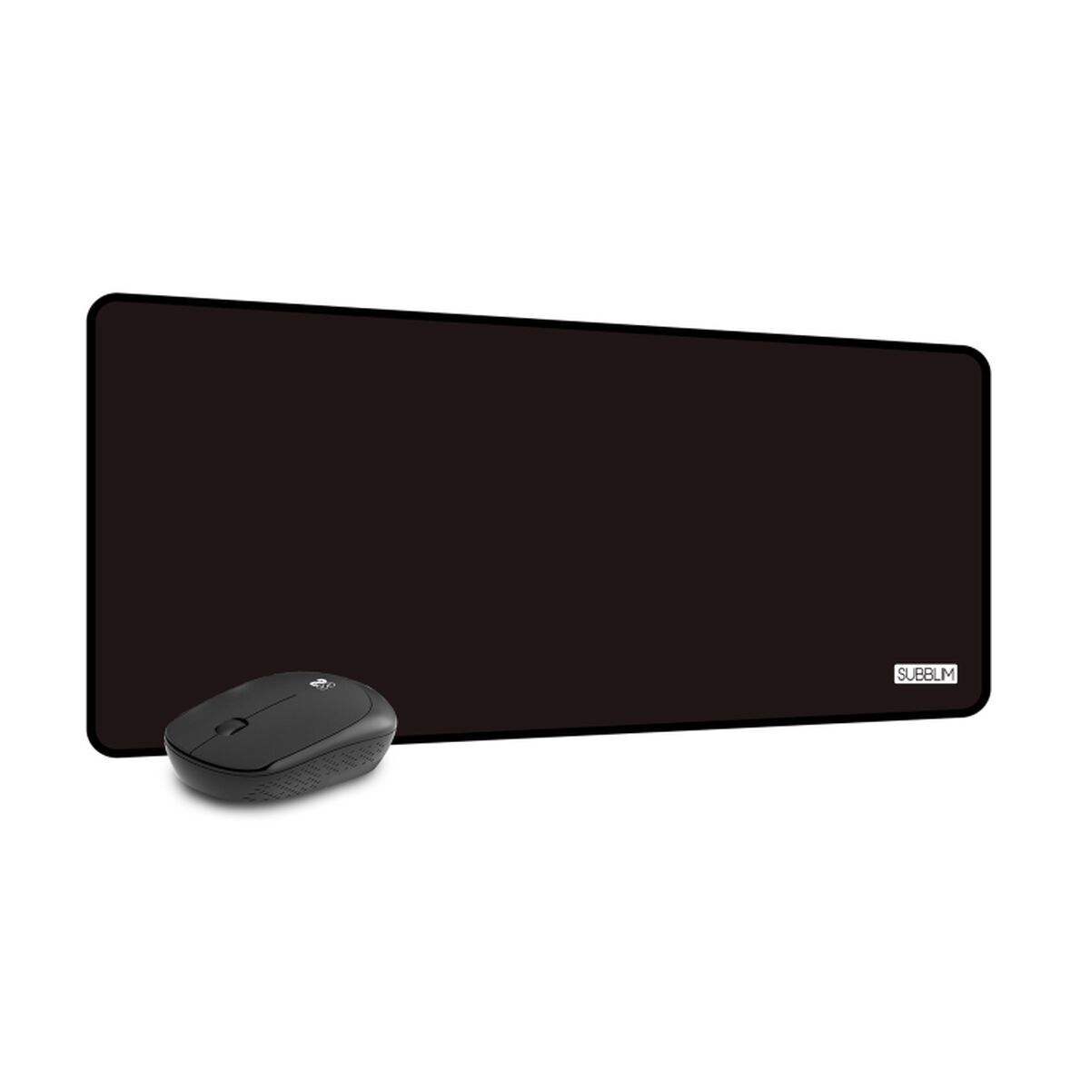 Mouse și mouse pad pentru jocuri Subblim Harm XL Negru