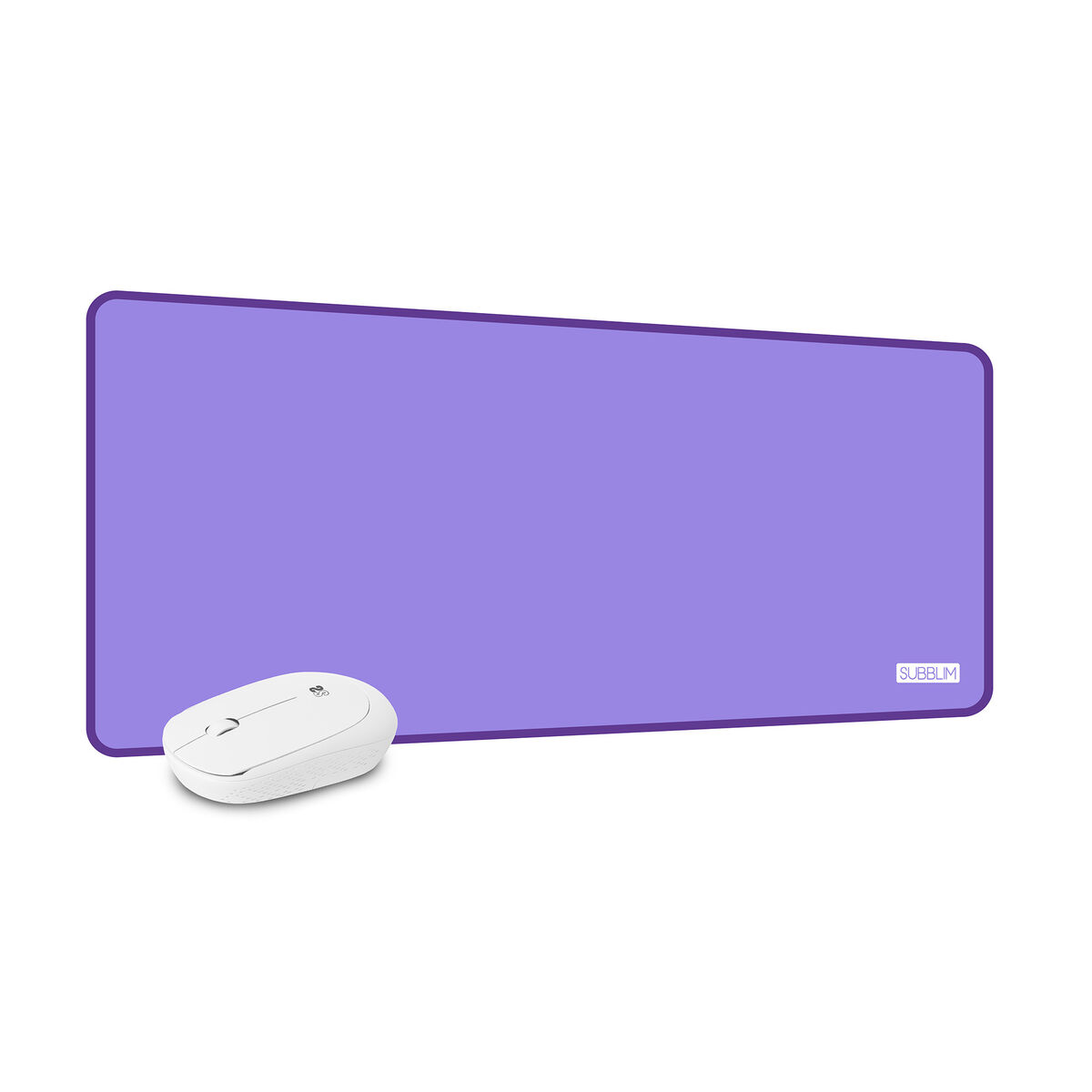 Mouse și mouse pad pentru jocuri Subblim SUBMP-03HP002 Mov Purpuriu