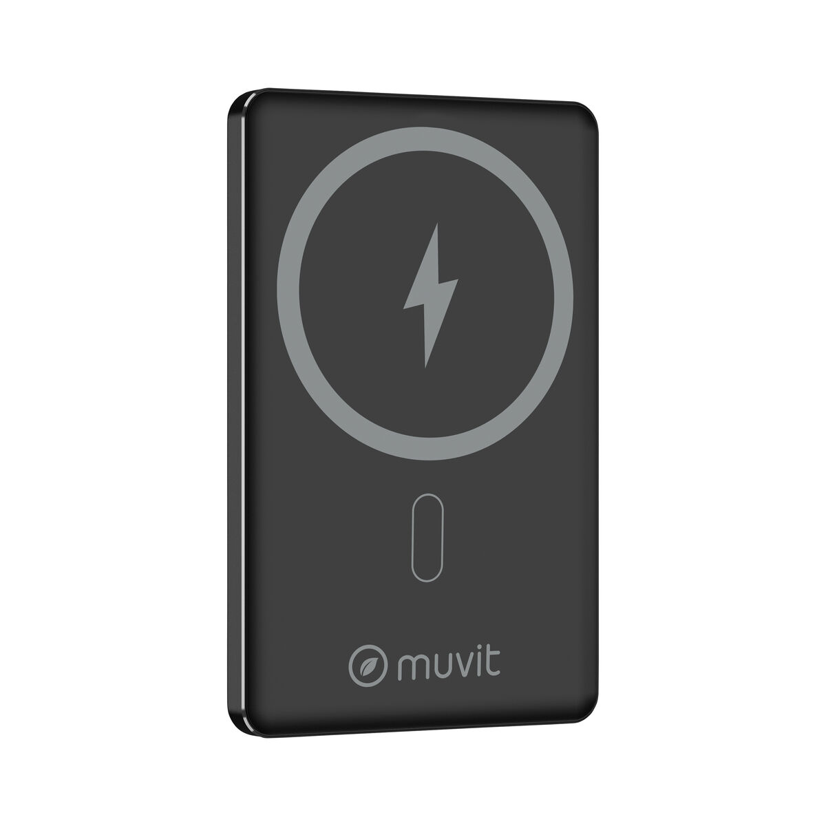 Powerbank Muvit for Change Negru Aluminiu 5000 mAh