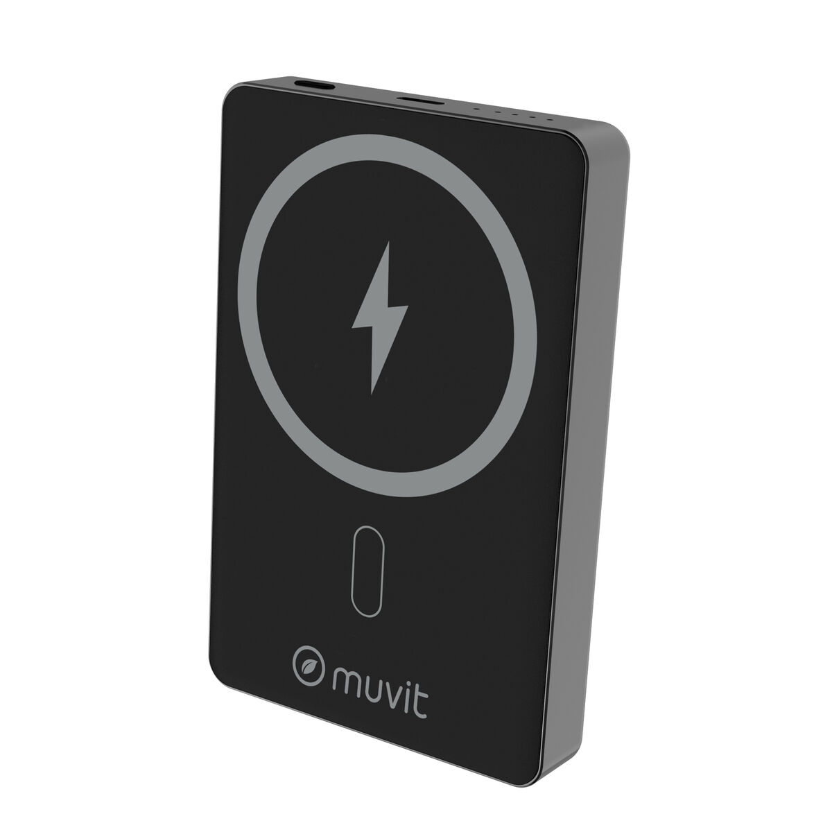 Powerbank Muvit for Change Negru Aluminiu 10000 mAh