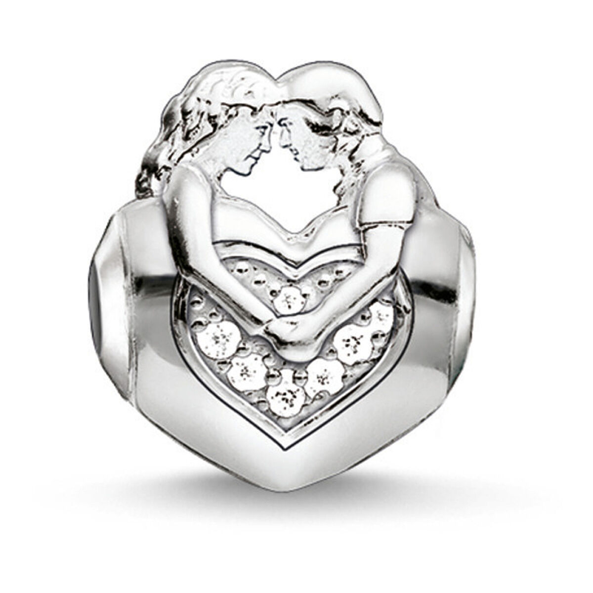 Mărgele Damă Thomas Sabo K0161-051-14 Alb 1,1 cm