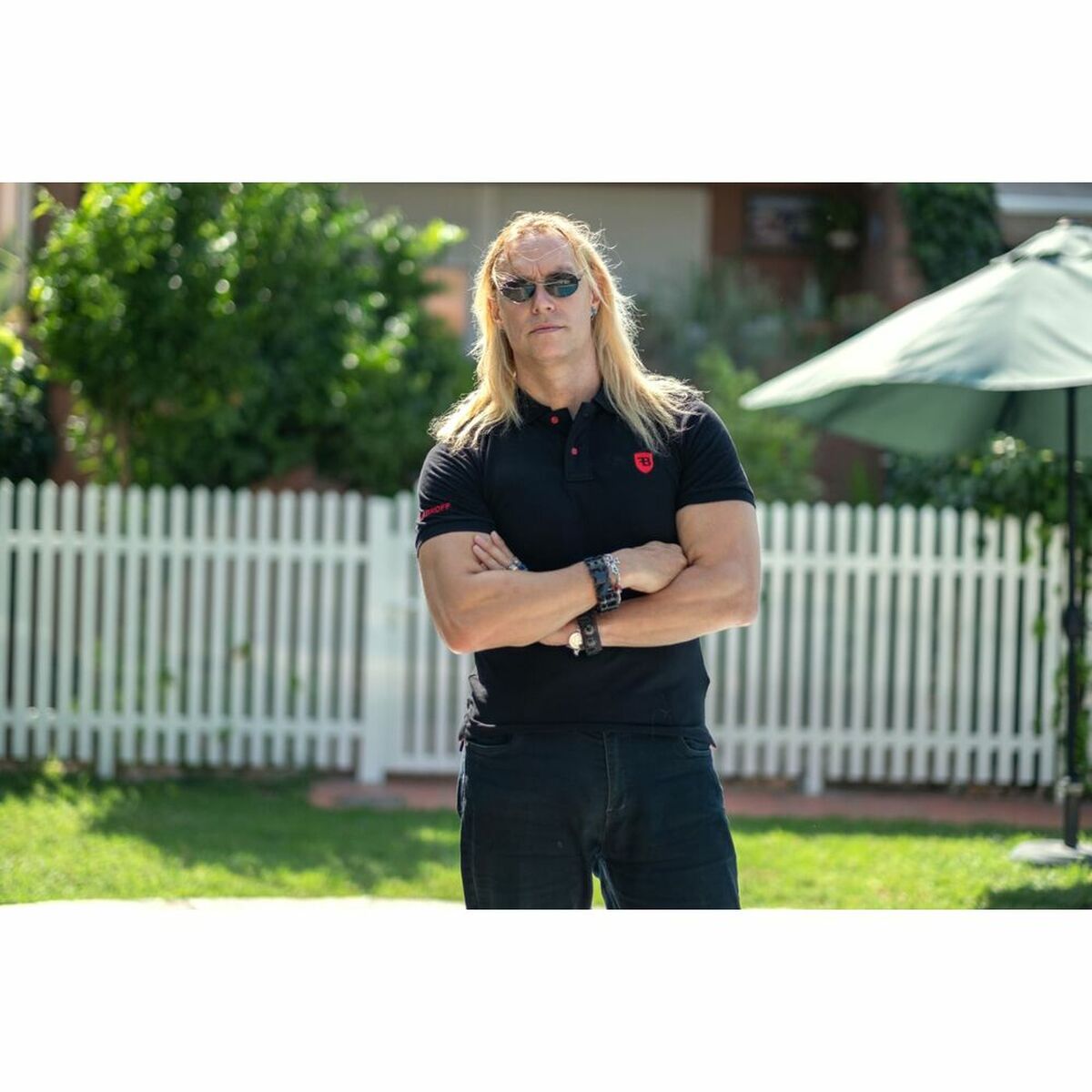 Tricou Polo cu Mânecă Scurtă Bărbați Bobroff Negru