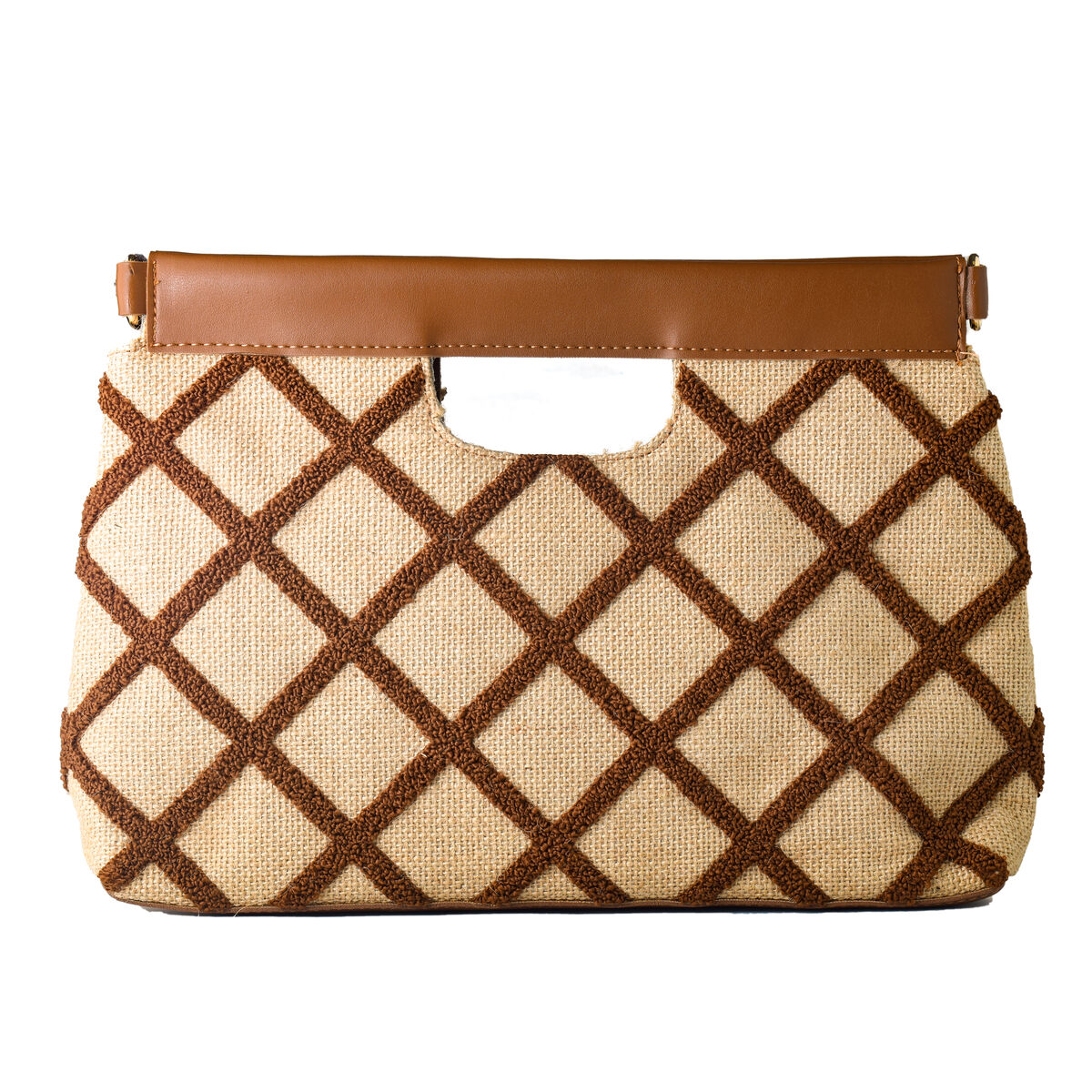 Geantă Damă Laura Ashley VALETTA-QUILTED-TAN Maro 30 x 20 x 9 cm