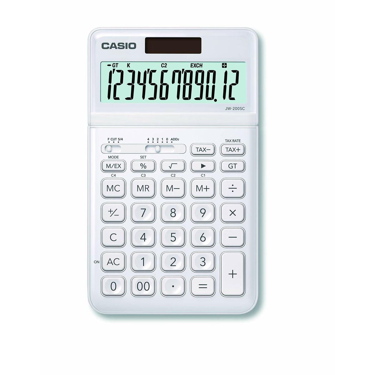 Calculator Casio JW-200SC-WE Alb Plastic