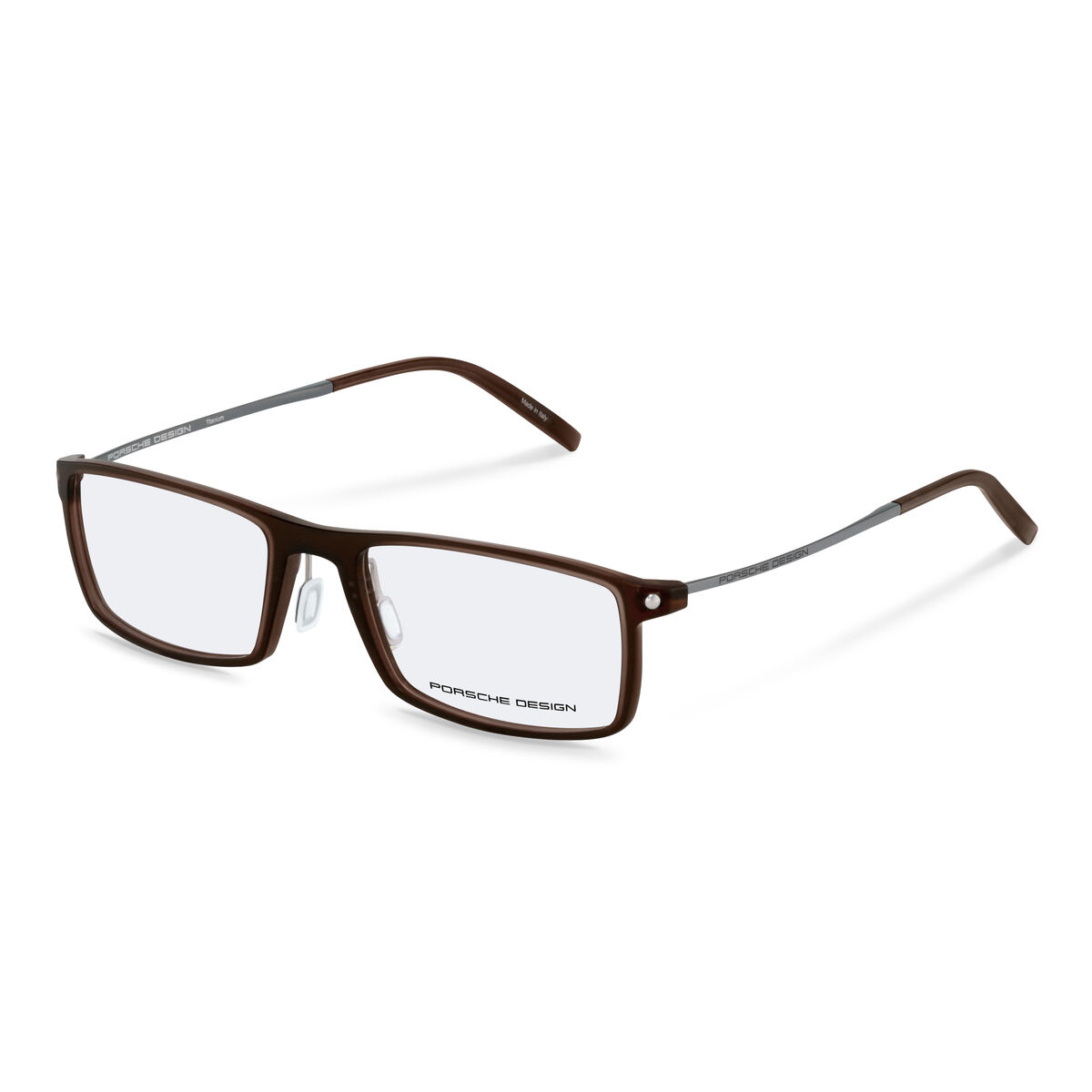 Ramă de Ochelari Bărbați Porsche Design P8384D55 Maro Negru Ø 55 mm
