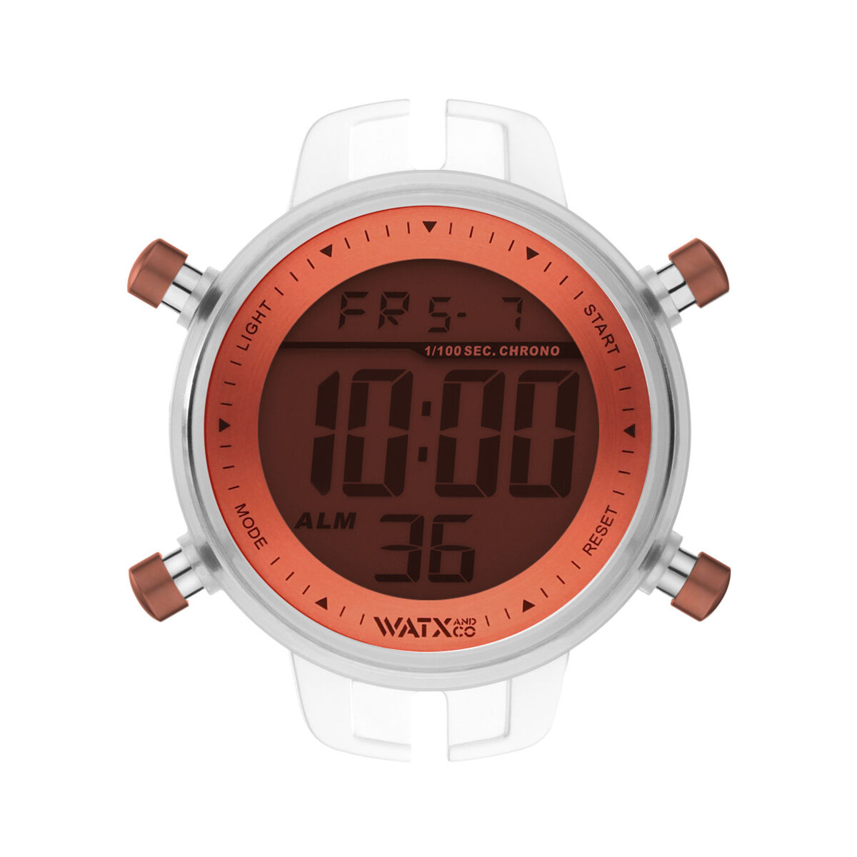 Ceas Unisex Watx & Colors RWA1089 Portocaliu (Ø 43 mm)