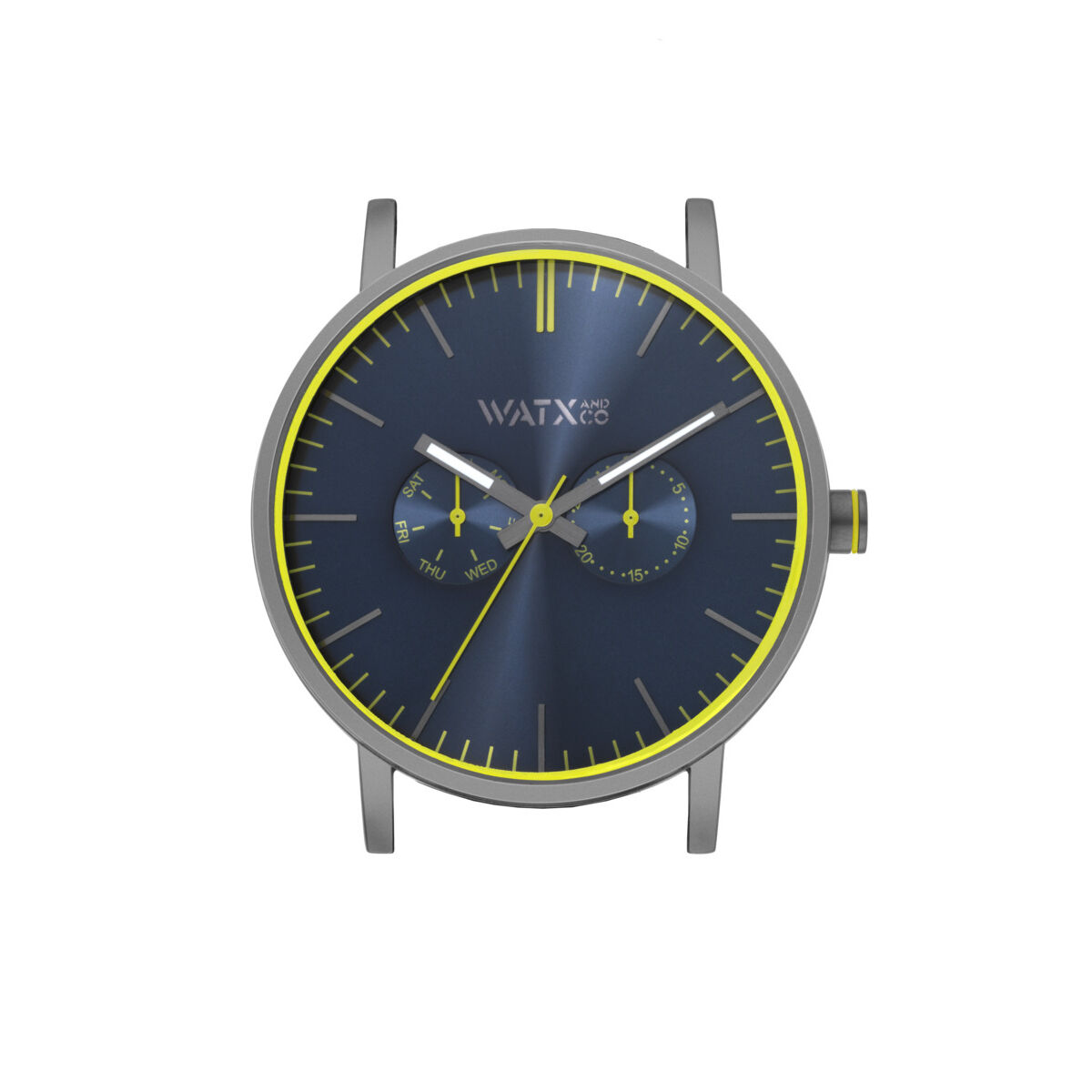 Ceas Unisex Watx & Colors WXCA2712 Gri (Ø 44 mm)