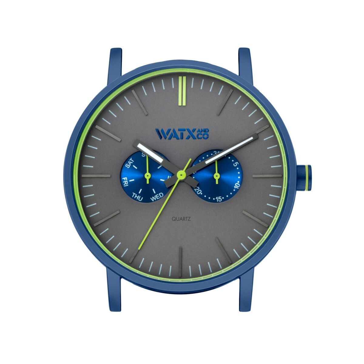 Ceas Unisex Watx & Colors WXCA2726  Albastru Gri (Ø 44 mm)