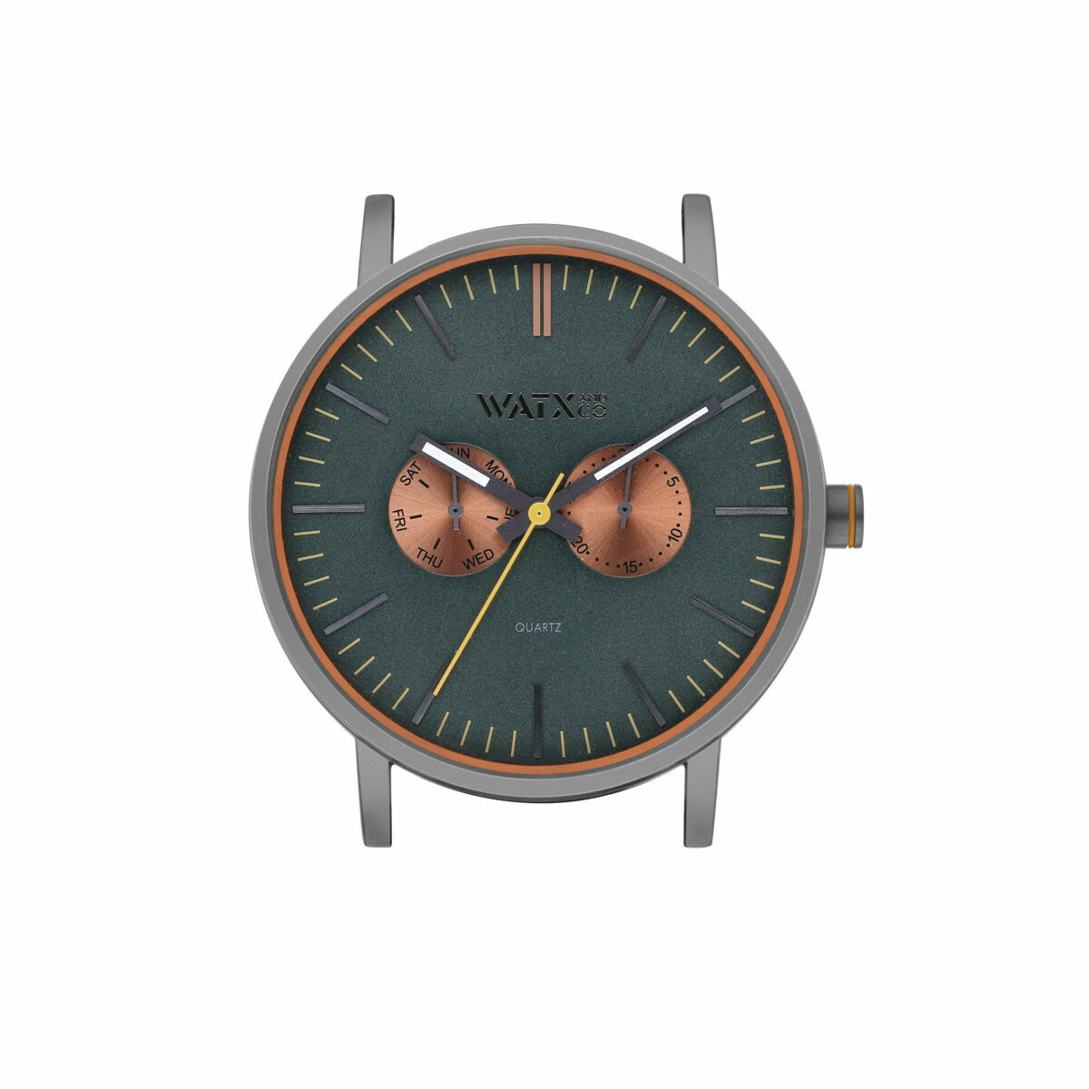 Ceas Unisex Watx & Colors WXCA2741 Verde Gri (Ø 44 mm)