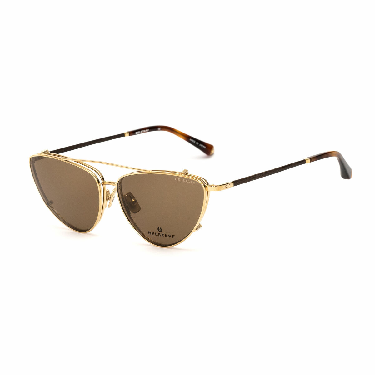 Ramă de Ochelari + Ochelari de Soare Belstaff DELMEREDORADO ø 57 mm Clip On