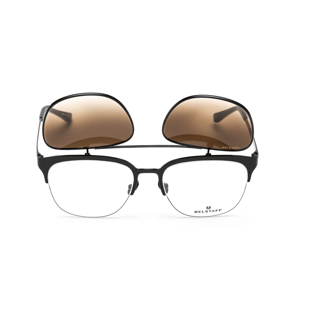 Ramă de Ochelari + Ochelari de Soare Belstaff HATCHERNEGROW Ø 55 mm Clip On