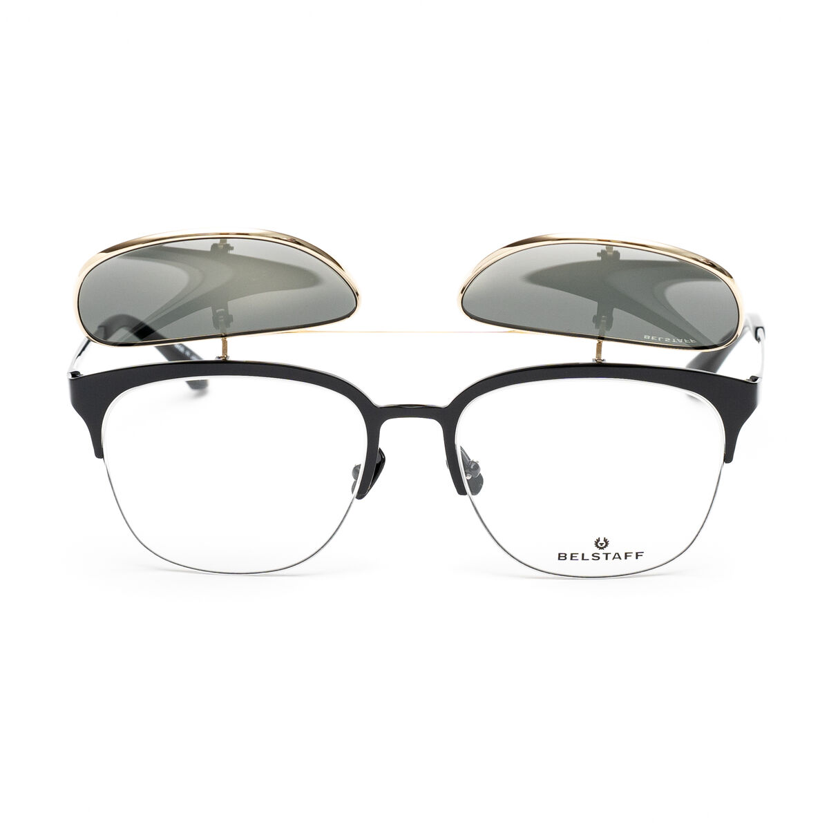 Ramă de Ochelari + Ochelari de Soare Belstaff HATCHERNEGROD Ø 55 mm Clip On