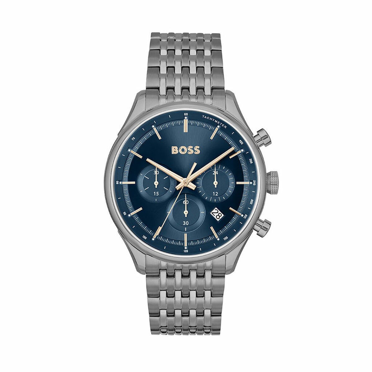 Ceas Unisex Hugo Boss 1514083 Bleumarin Gri închis (Ø 45 mm)