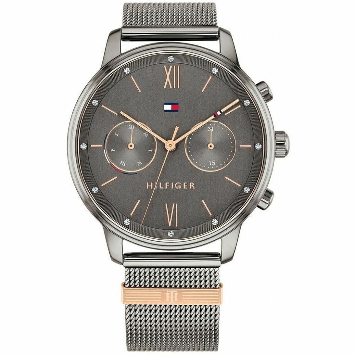 Ceas Unisex Tommy Hilfiger 1782304 Gri închis (Ø 37 mm)