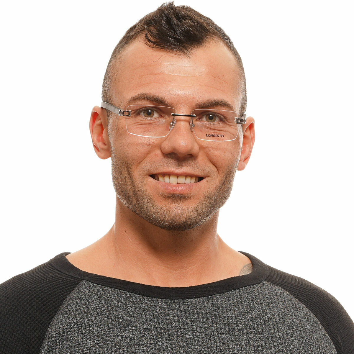 Ramă de Ochelari Bărbați Longines LG5006H55014 Gri Ø 55 mm