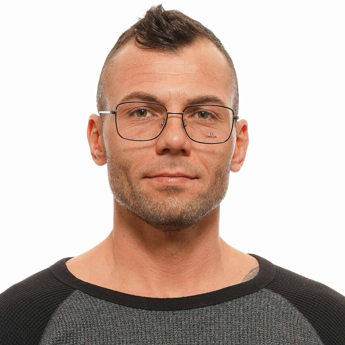 Ramă de Ochelari Bărbați Omega OM5035D57008 Gri ø 57 mm