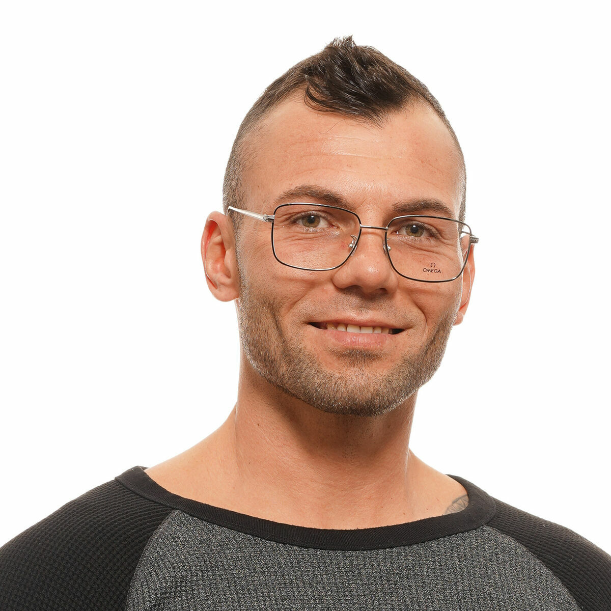 Ramă de Ochelari Bărbați Omega OM5035D57016 Gri ø 57 mm