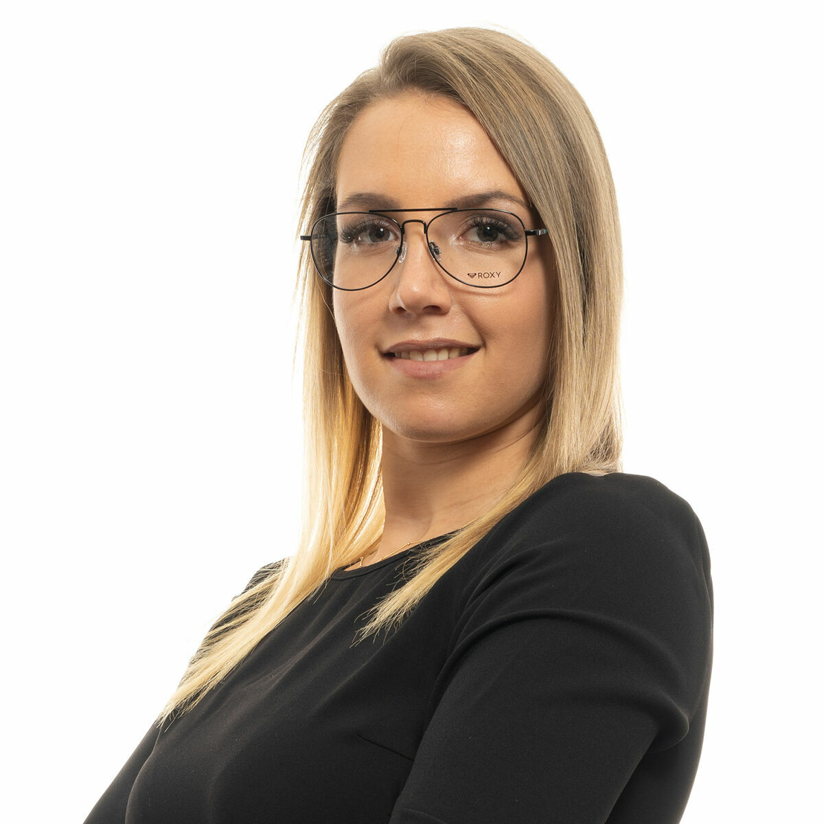 Ramă de Ochelari Unisex Roxy ERJEG0304355D Negru Ø 55 mm