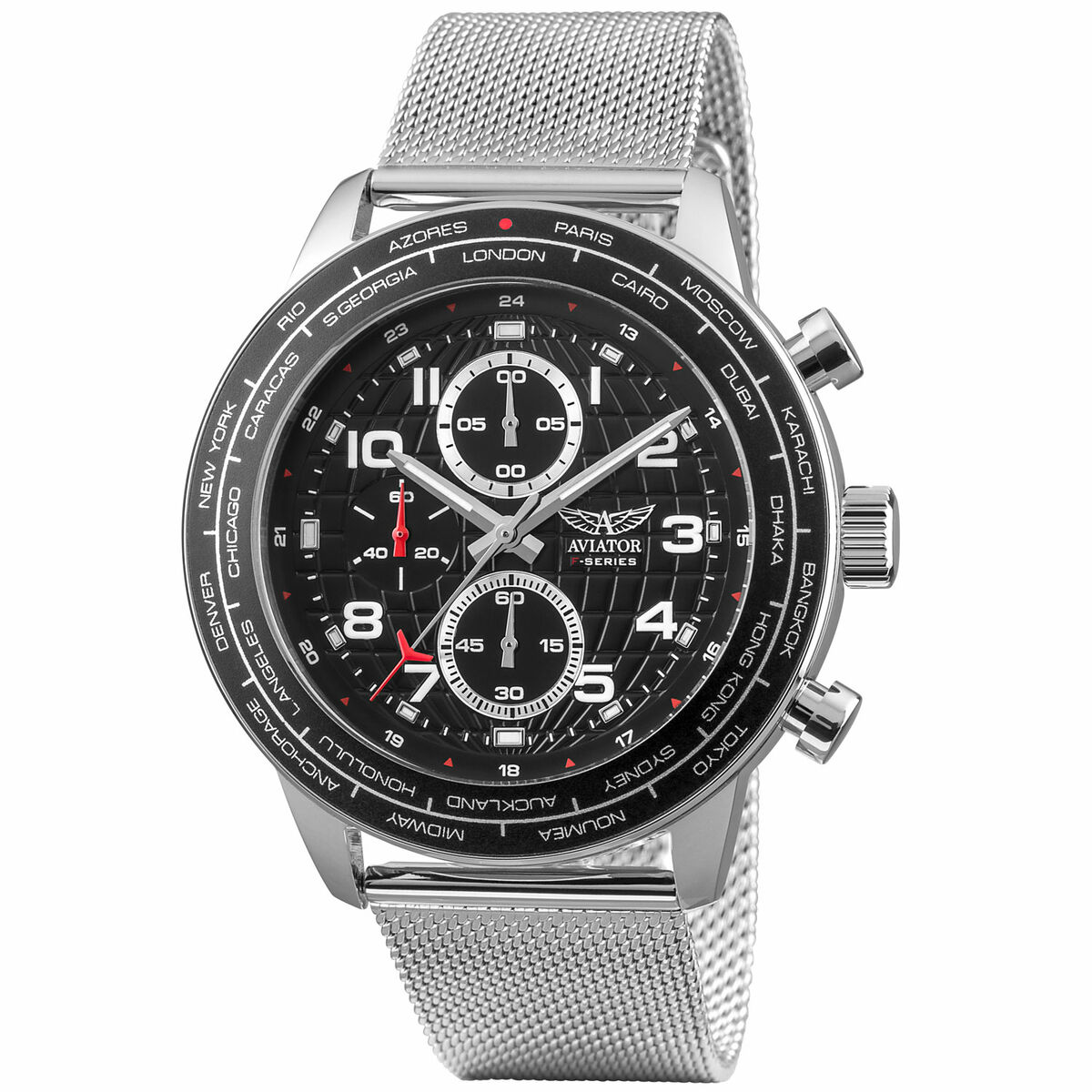 Ceas Bărbați Aviator AVW79886G407 (Ø 46 mm)