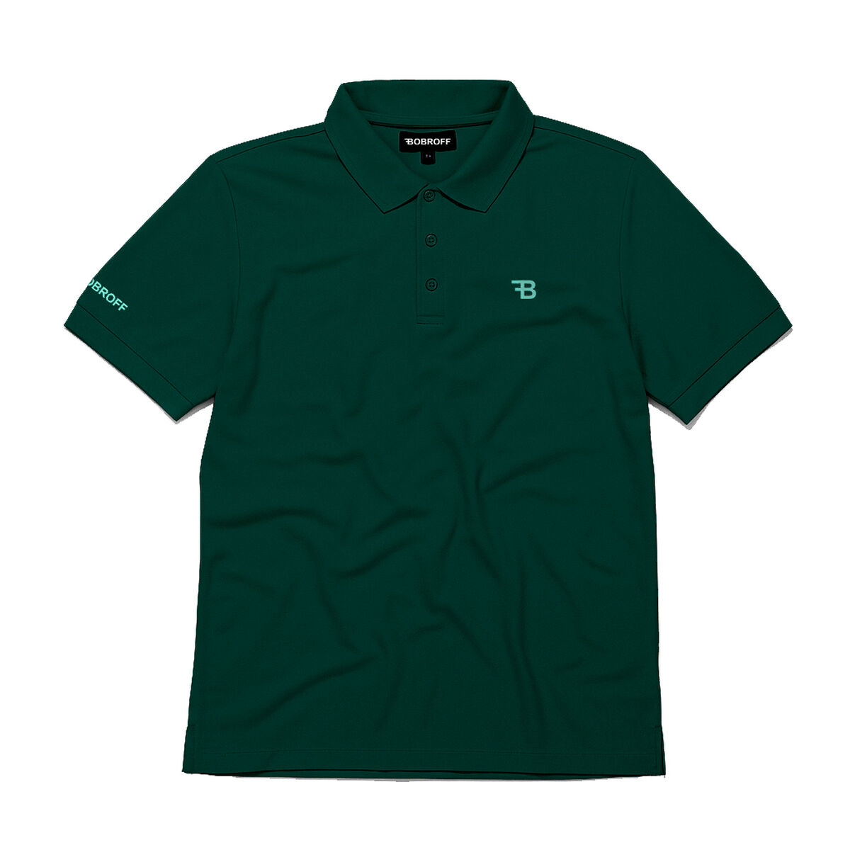 Tricou Polo cu Mânecă Scurtă Bărbați Bobroff Verde