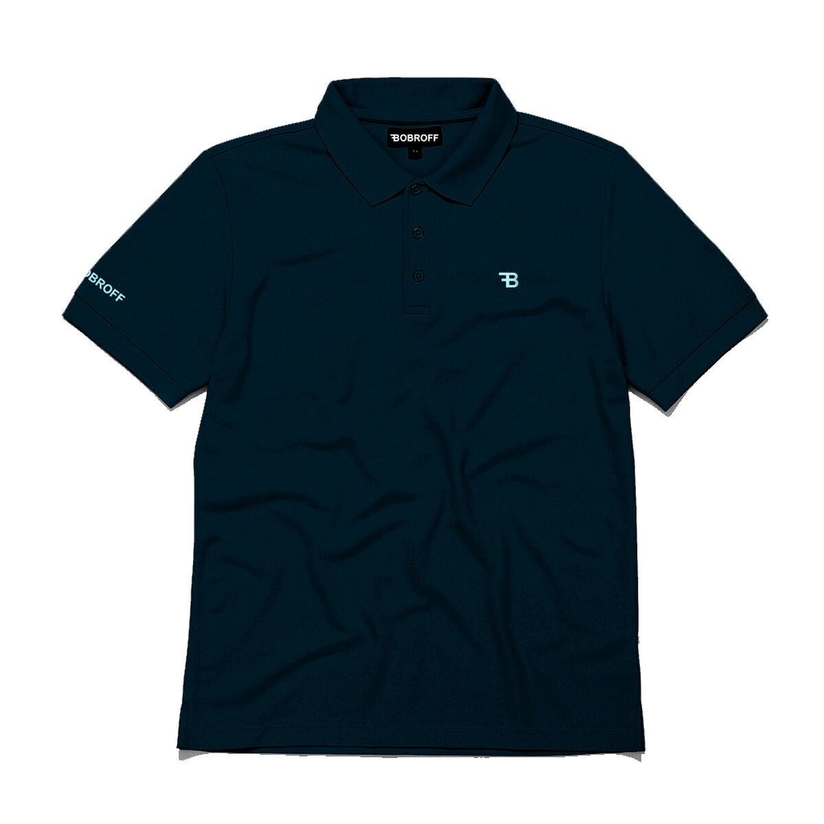 Tricou Polo cu Mânecă Scurtă Bărbați Bobroff Navy