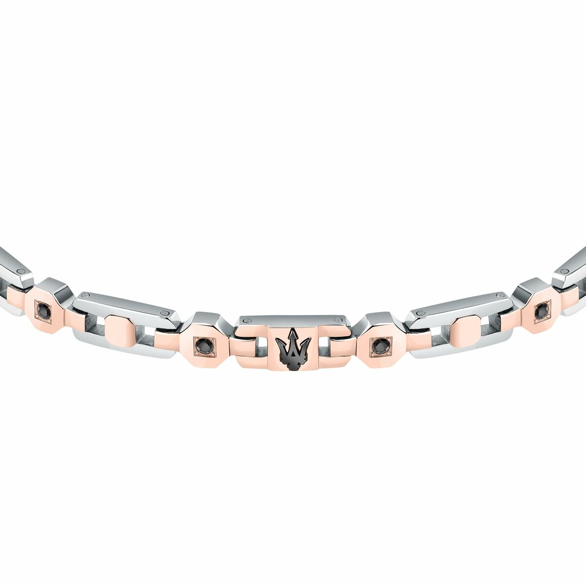 Brățară Bărbați Maserati Oțel inoxidabil 21,5 cm Argintiu