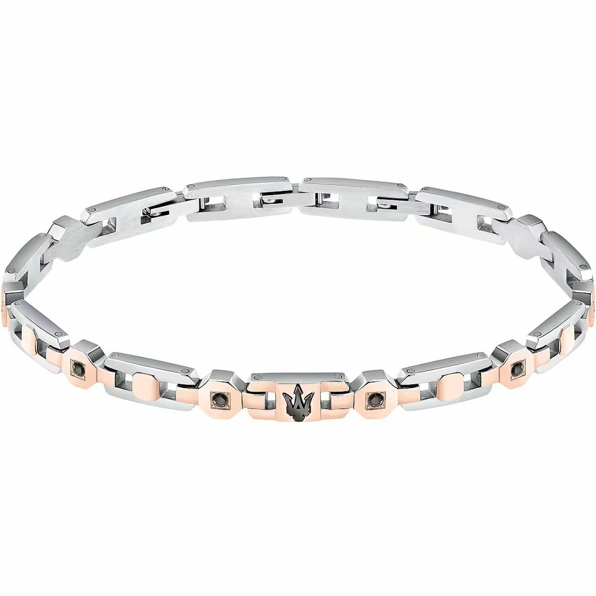 Brățară Bărbați Maserati Oțel inoxidabil 21,5 cm Argintiu