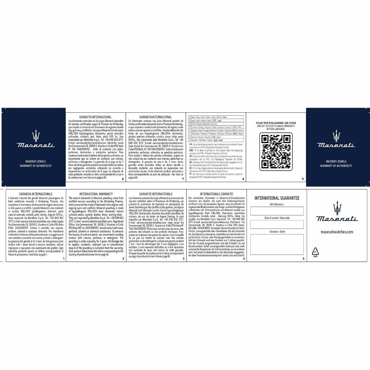 Brățară Bărbați Maserati JM423AVD23 Oțel inoxidabil