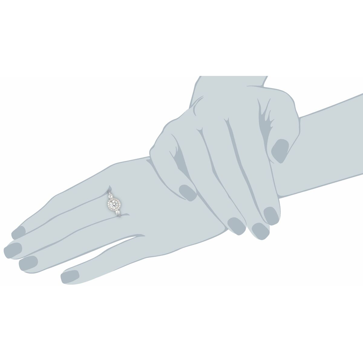 Inel Damă Diamonfire 6109941082165 (16,5)