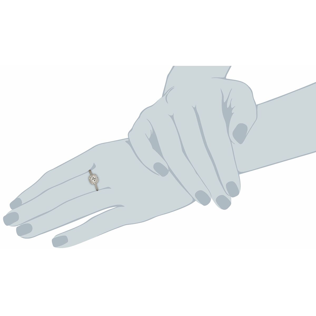 Inel Damă Diamonfire 6115051082170 (17)