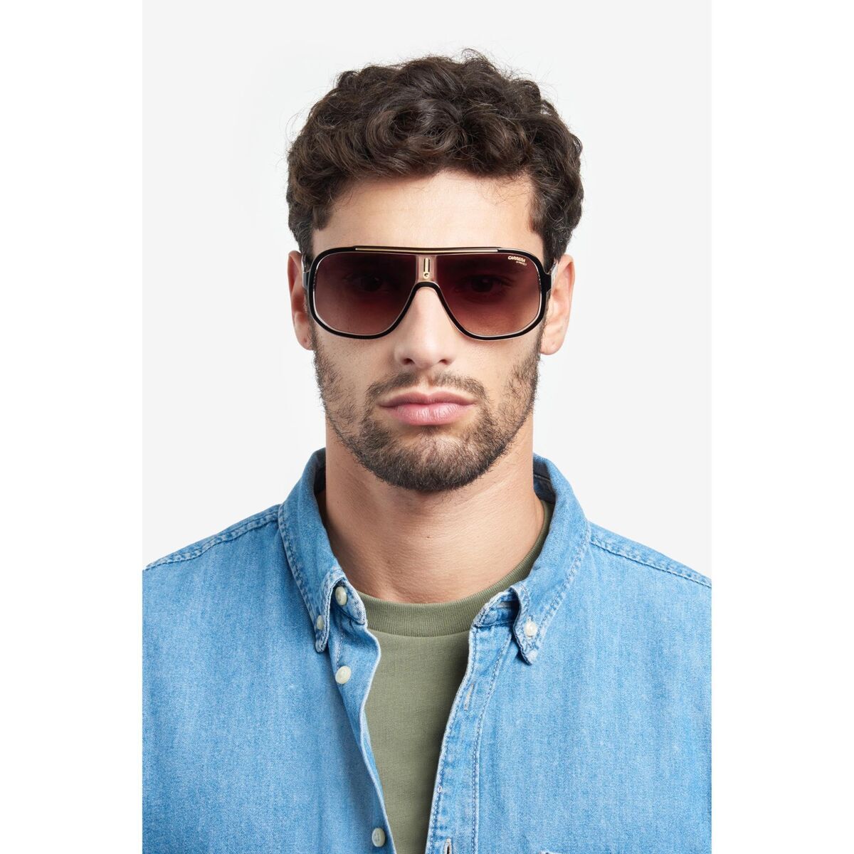 Ochelari de Soare Bărbați Carrera CARRERA1058S Auriu* ø 63 mm