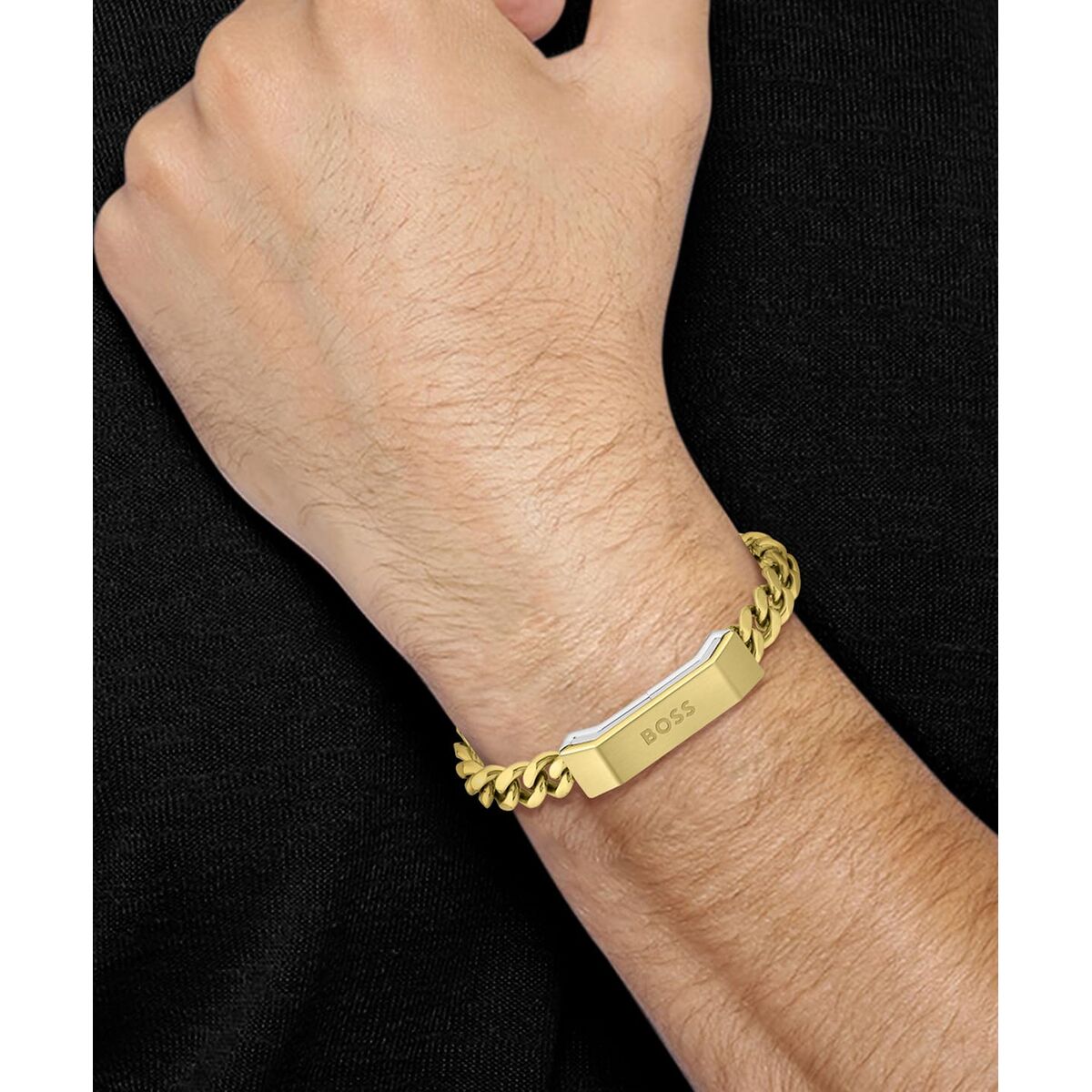 Brățară Bărbați Hugo Boss 1580318M Oțel inoxidabil 19 cm