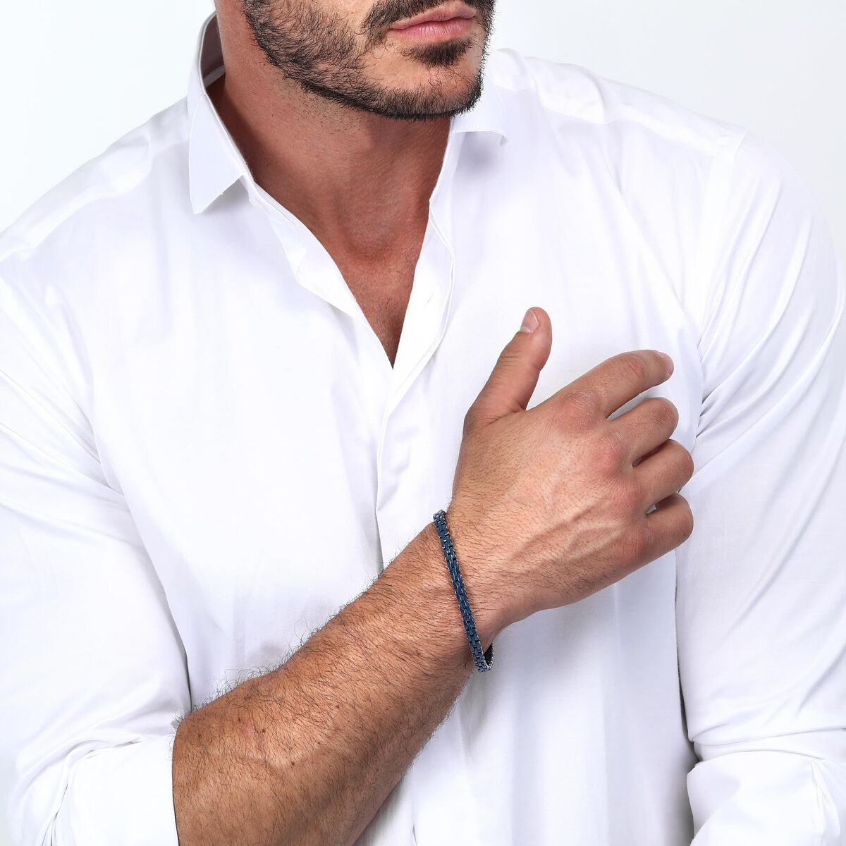 Brățară Bărbați Sector SAFR28 Oțel 22 cm Argintiu