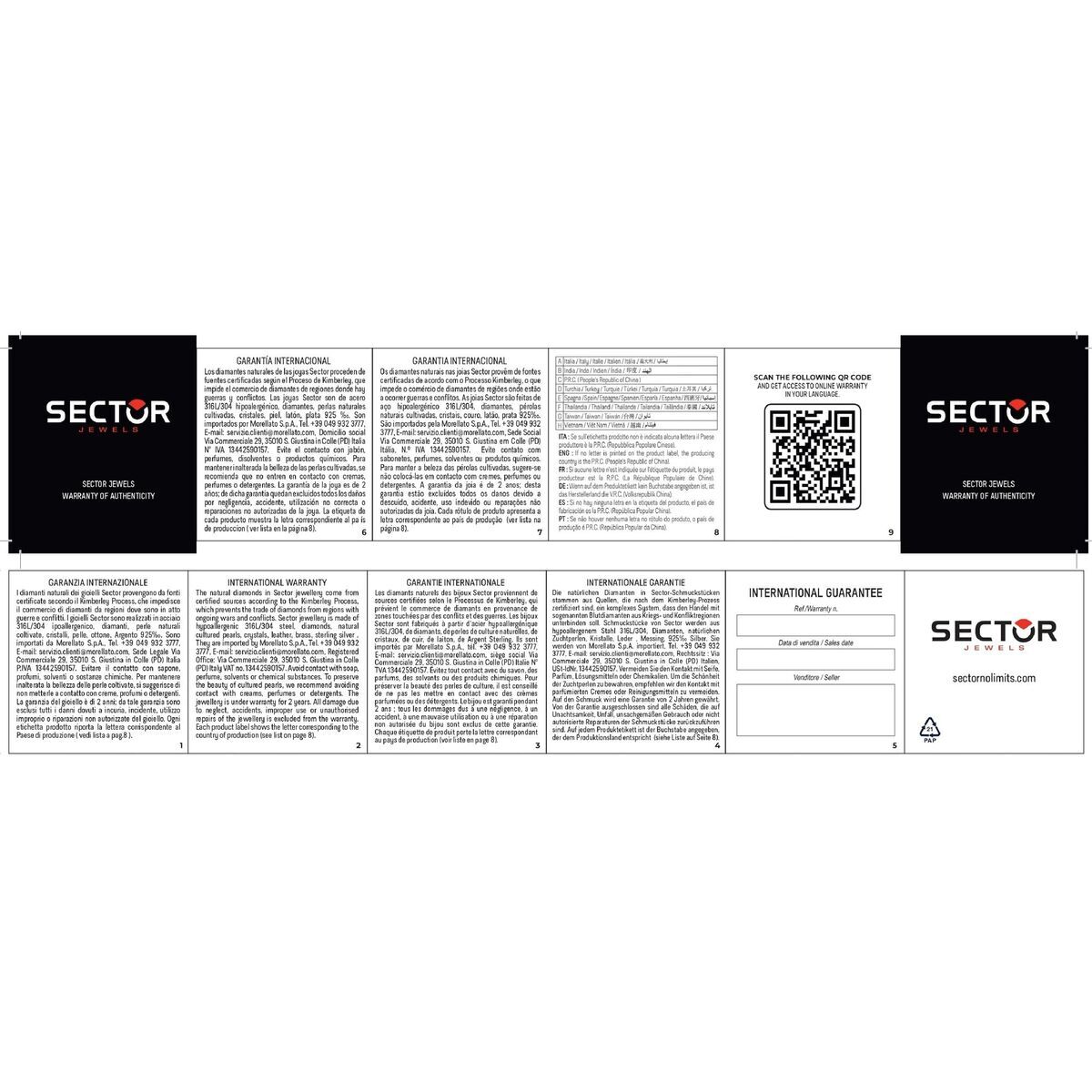 Brățară Bărbați Sector SAFT52 Oțel 22 cm