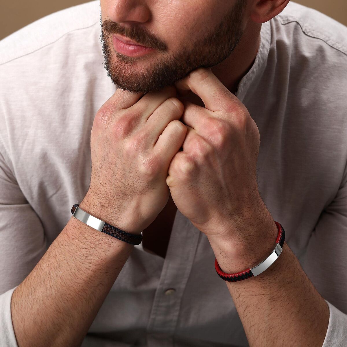 Brățară Bărbați Sector SZV111 Piele 21 cm